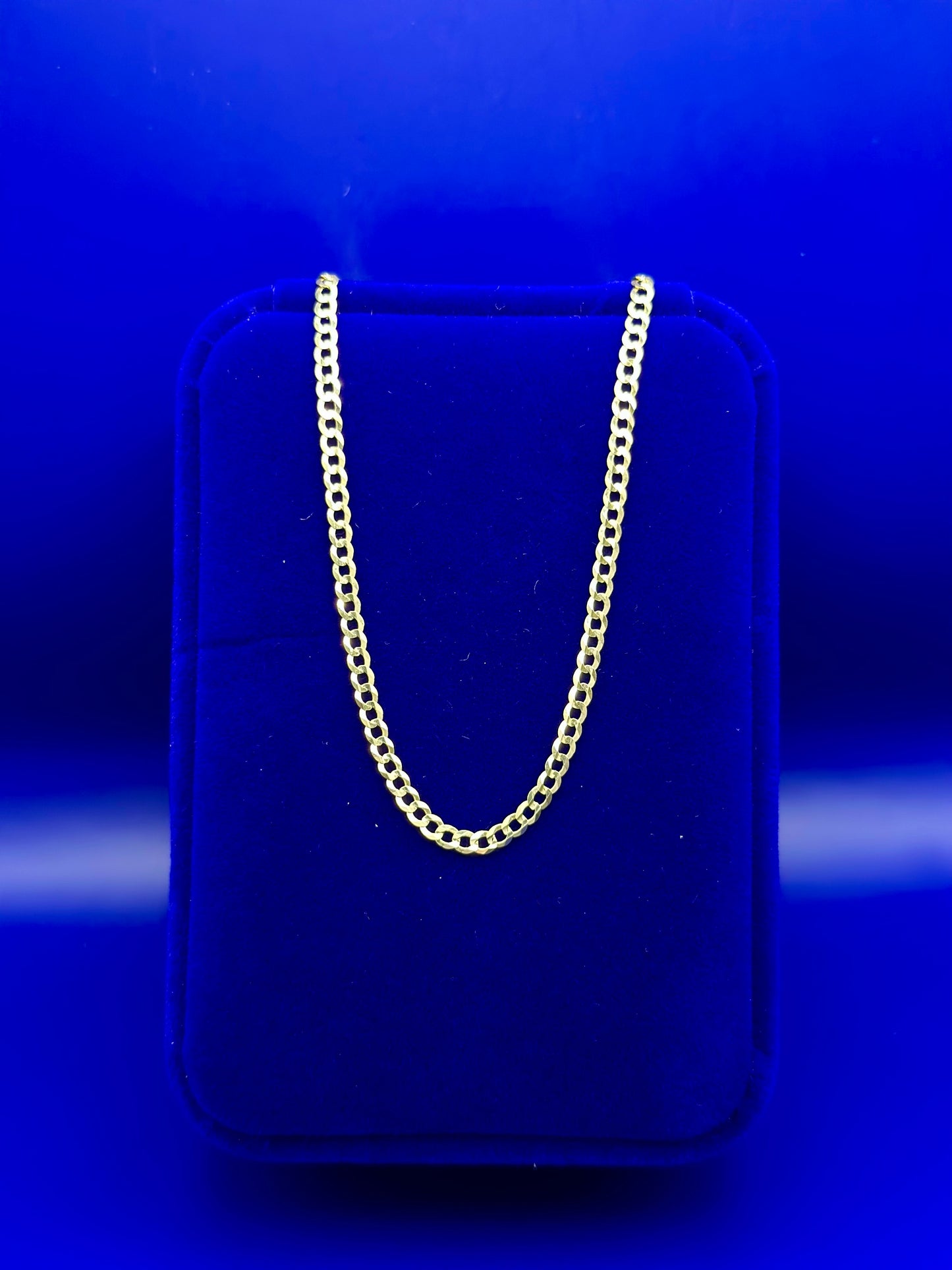10k Gloss Cut Chain 20” 2.5 mm