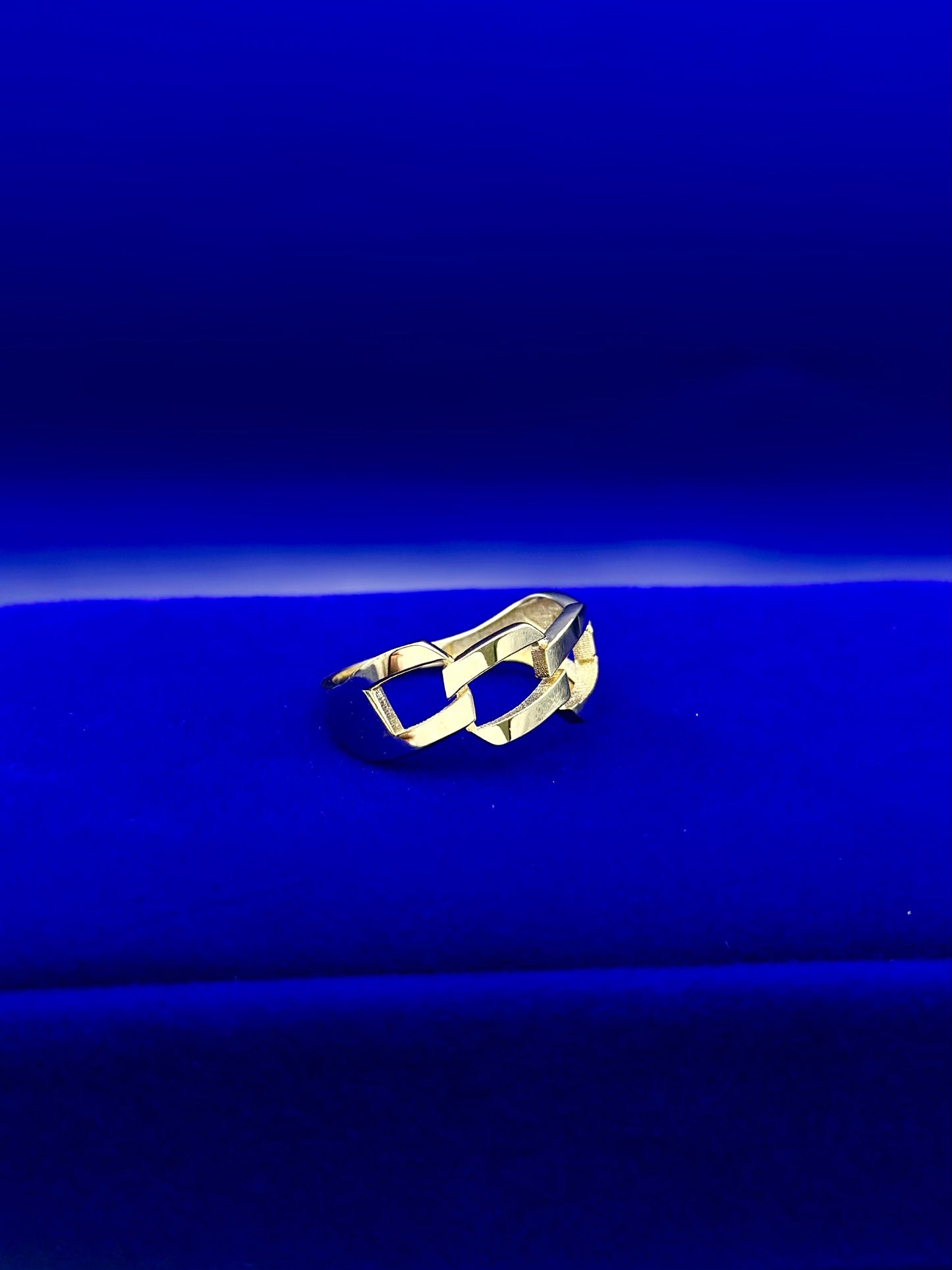 Wide braided ring