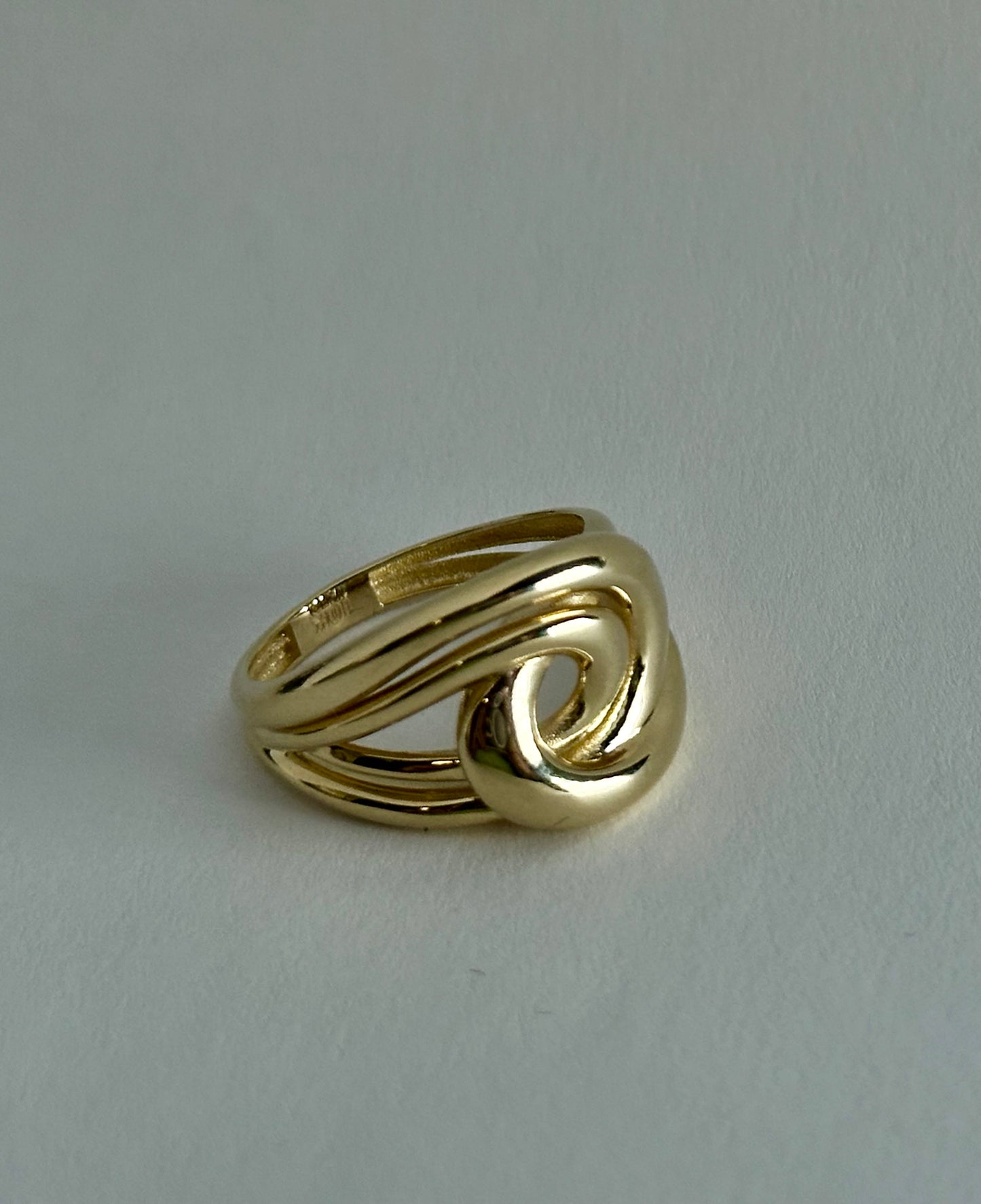 Anillo Remolino 10k 8.5"