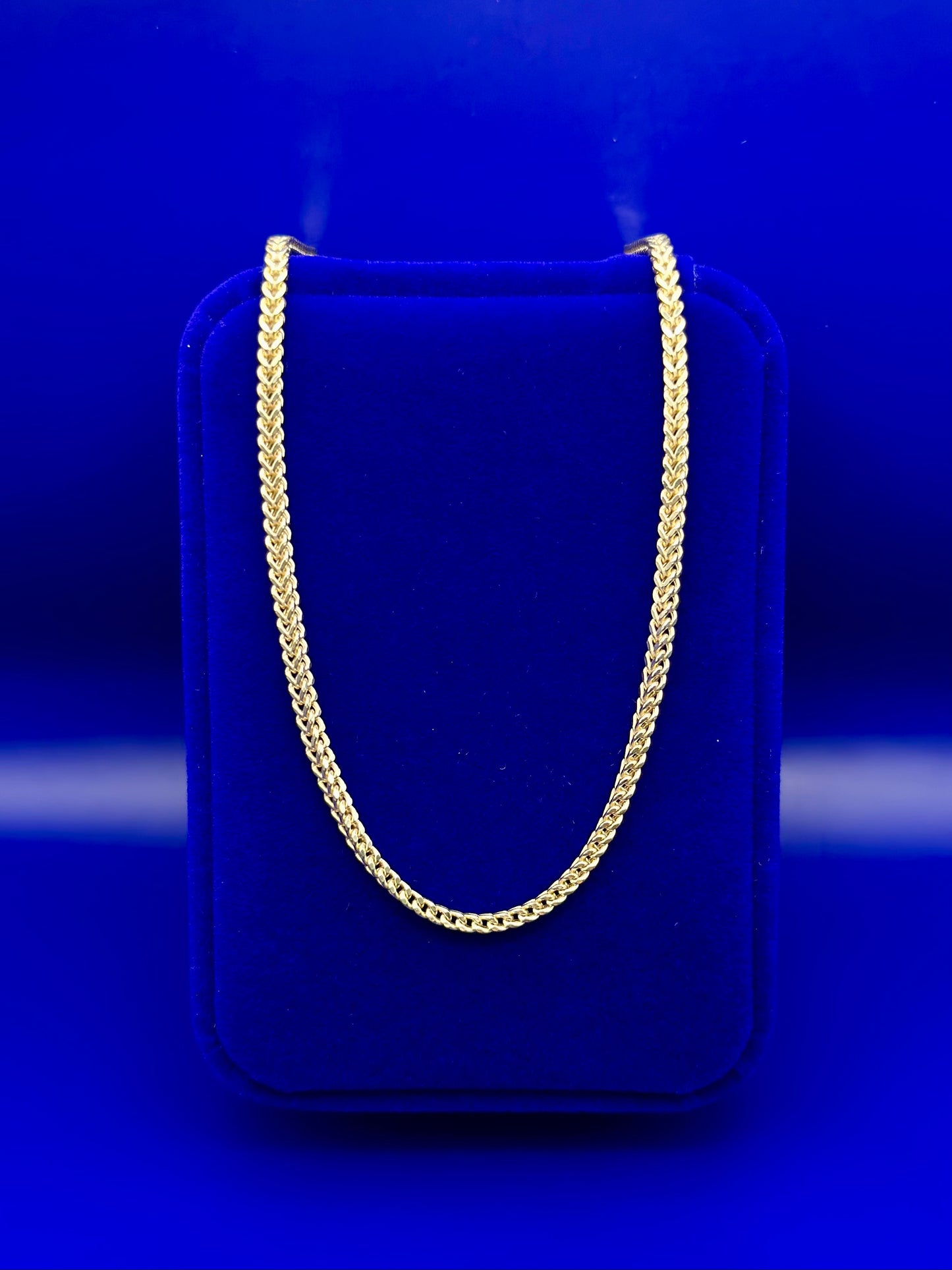 10k Franco style chain 22” 3mm