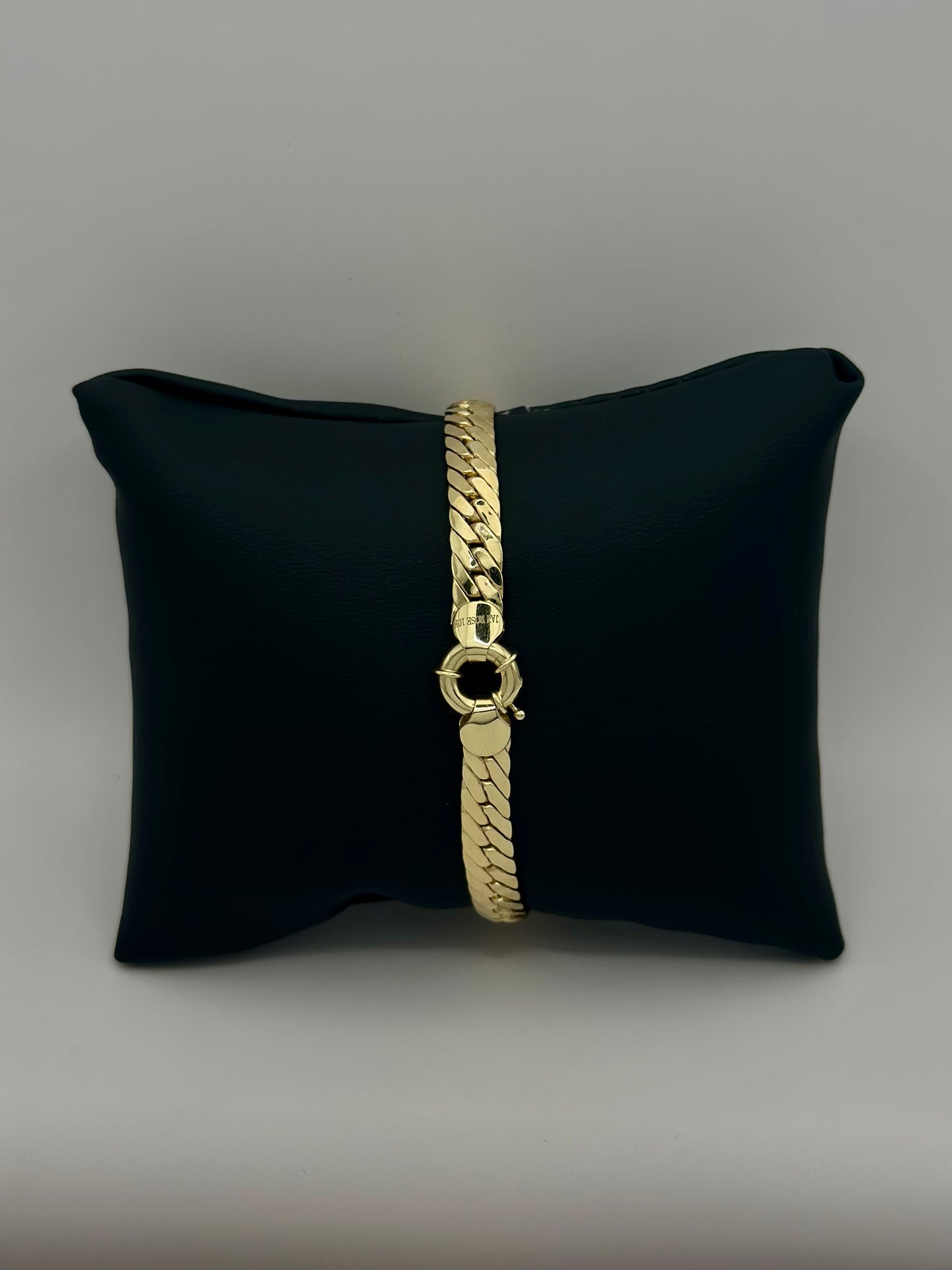 Pulsera Cubana de mujer 10k 7.5"