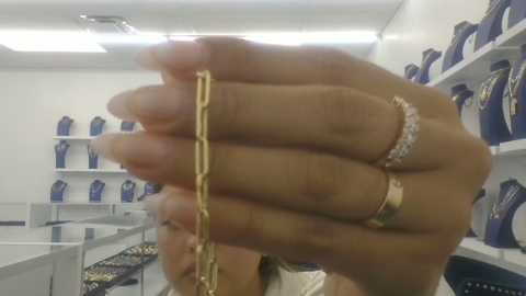 Manilla Hollow 10K Paper Clip 7" x 3.5 mm 2.62