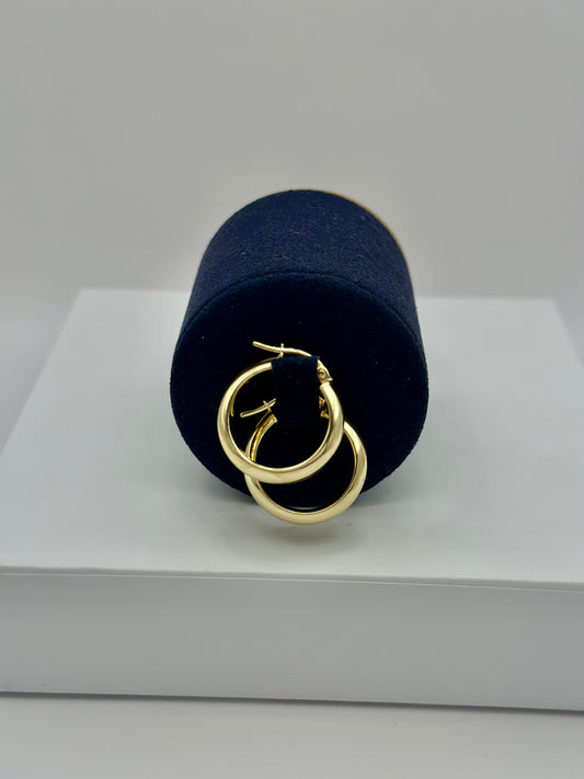 Argollas Chunky 14K #2