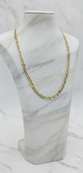 cadena solido 10K Italian Curb 22''x2.6mm 4.90