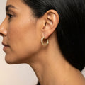 Aretes Hollow 10K 1x4mm 1.46