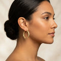 Aretes Hollow 10K 3x4mm 2.13