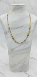 Cadena Sólida Italian Curb en Oro Amarillo 10K (24" x 8mm - 36.76g)