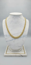 Cadena Tejido Doble Cubano Graduado Princess Cut en Oro Amarillo 10K (18" - 16.54g)