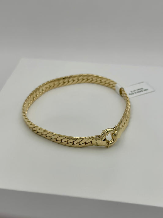 Pulsera Cubana de mujer 10k 7.5"