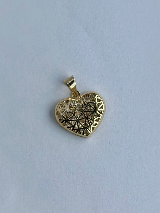 Dije Corazon encapsulado 10k