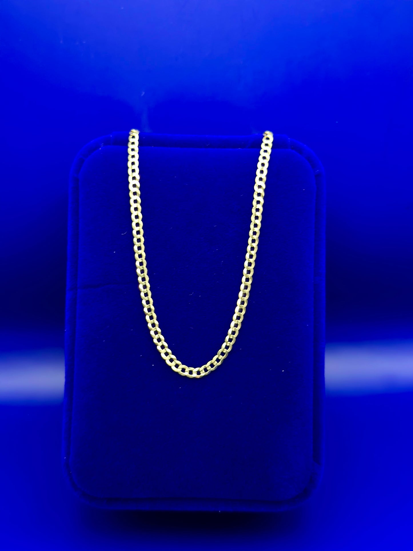 10k Gloss Cut Chain 20” 2.5 mm