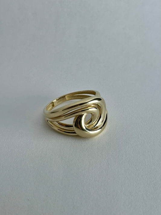 Anillo Remolino 10k 8.5"