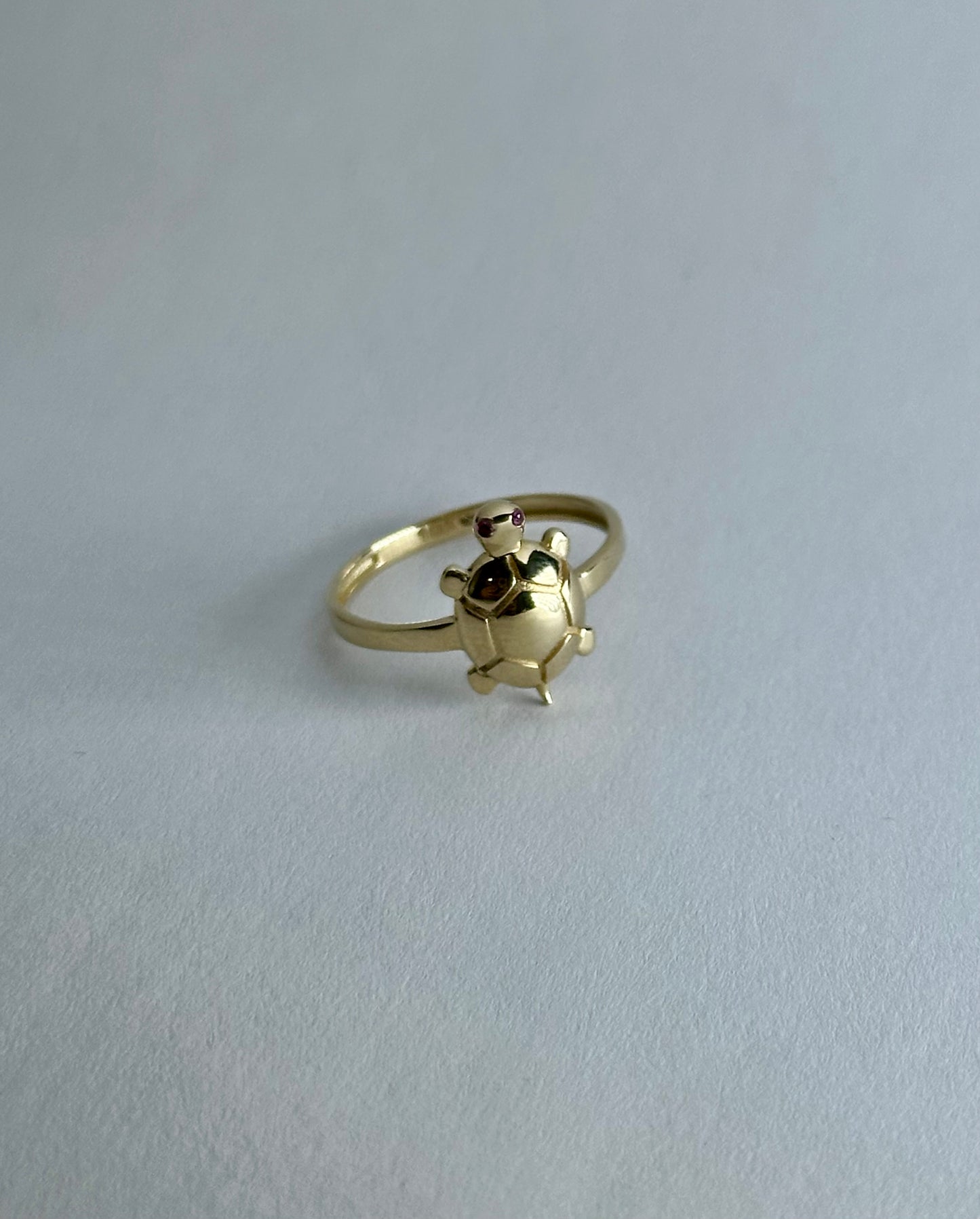 Anillo Tortuga 10k 6.5"