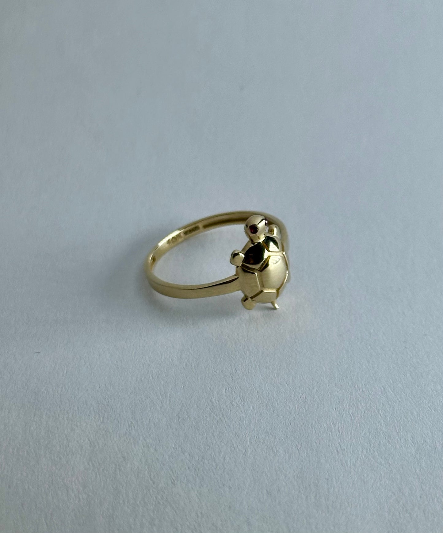 Anillo Tortuga 10k 6.5"