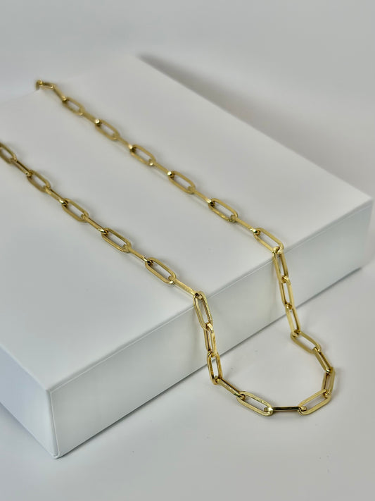 Cadena Paper Clip 10k 18"