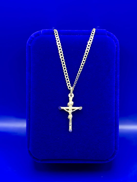 Small INRI Cross Pendant