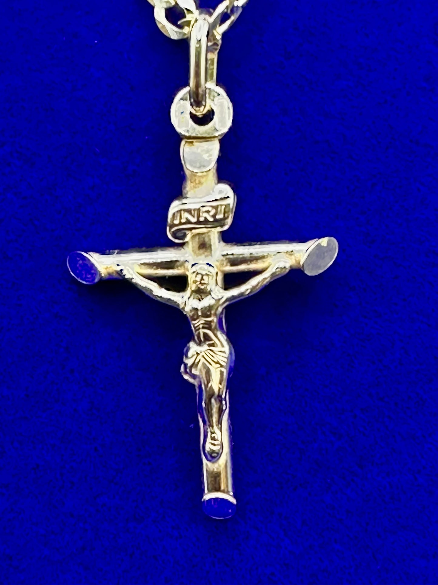 Small INRI Cross Pendant