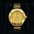Combo Oferta: Cadena Cubana (Size 22" o 24") con Dije Capilla Virgen de la Caridad en Oro 10K (17.94g) + Reloj de Hombre a Elegir